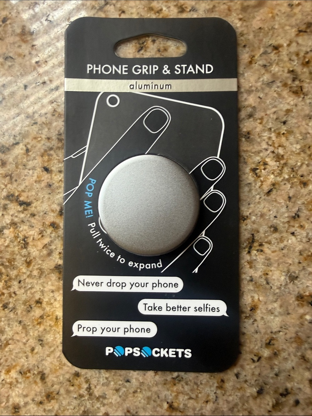 NWT 🏷️ | POPSOCKETS | Aluminum Phone Grip & Stand | Silver